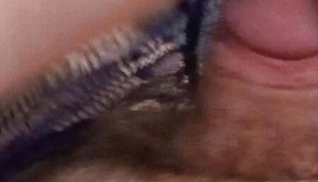 Jerking sissy clitty in panties