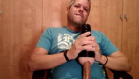 Hot Guy Fucks Fleshlight on Webcam Ends with Big Cumshot Moaning Loud