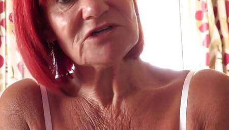 AuntJudysXXX - Your 64yo Busty GILF Stepmom Mrs. Linda Catches You Watching Porn (POV)