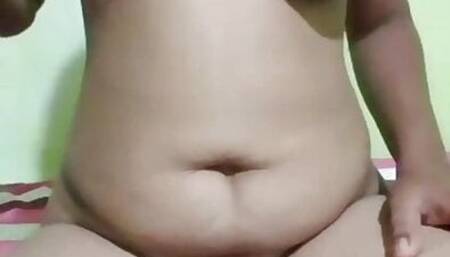 Girl doing masterbate with Brinjal