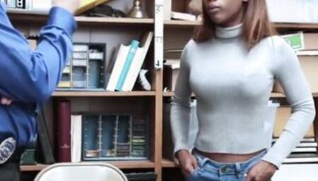 Super Ebony Sarah Banks banged hard interracialy