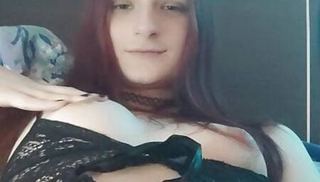 Young natural trans shemale masturbating and teasing in lingerie Vol.2 TRANNY SHEMALE TGIRL TRANSGENDER