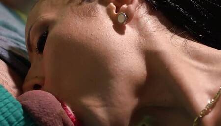 Fatntastic threesome of this beauty girl taking this BBC in