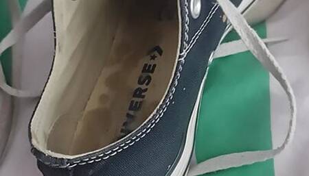 Converse sneakers from my wife