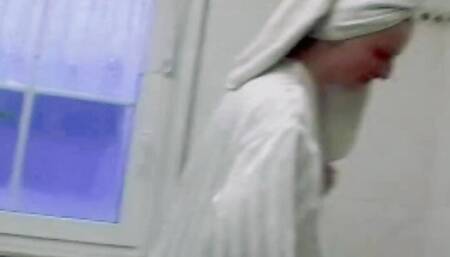 Outstanding German teen girl loves eating a big load of cum