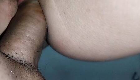 POV Real Extremely Most Painful First Anal Sex Of a Cute Girl.