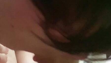Sweet. Sweet. Blowjob to a guy from a transy