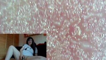 Your Italian Giantess Puts you inside her Pussy with this Endoscope
