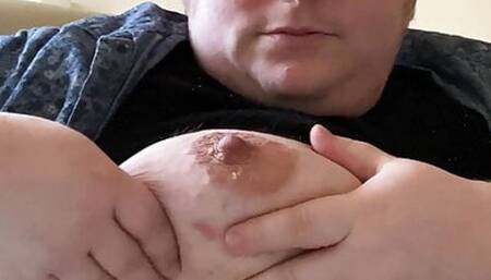 Fat Trans Boy Tit Sucking