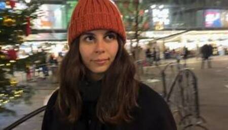 Christmas holidays in Budapest ended with sex in the shower and facial cum