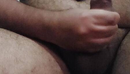 Hairy boy cum