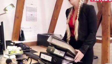 LETSDOEIT - (Jason Steel, Lena Nitro) - Long Ass teenagers Year Older Secretary Forbidden Sex With Her New Boss