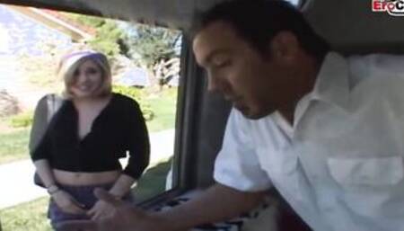 Blonde teenagers year mature with small boobies wears a skirt and getting pick up