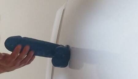 Anal tong dildo holder