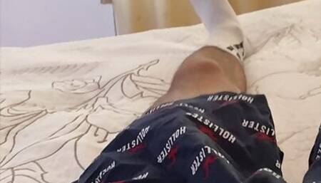 hot boy wanks on sunny afternoon