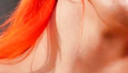 TRANSEROTICA Redhead TGirl Aspen Brooks Jerks Off Solo