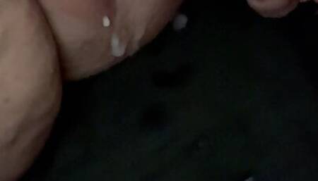 Dirty Girlfriend orgasms with toy and makes boyfriend fuck her and cum shot