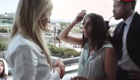 VIPSEXVAULT - (Jimena Lago, Sicilia Star, Andy Stone) Cutie Spanish Hottie Passionate three Way with Married Couple