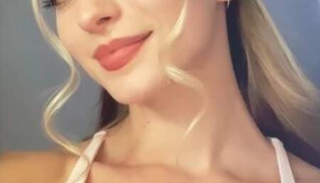 Cum tribute @sophia.ilysm tiktok