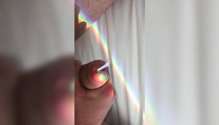 Slow motion cum shot