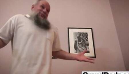 Out of shape Hungarian Senior