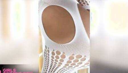 GIRLSRIMMING - Nasty rimjob with inked bushy teenagers Adelle Unicorn