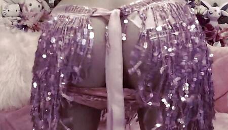 Haylee gets Frisky! Trans Sissy NB Princess Erotic Stuff with Skirts and Stockings!