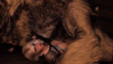 Estrid Finds her Satisfaction Skyrim Monster Porn