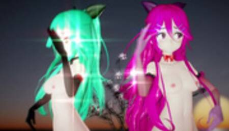 MMD R18 4k Mirror Dance Yamakaze - Lupin 1032