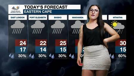 Weather girl loses her mind\n