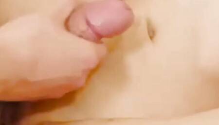 hubby likes to cum on my belly