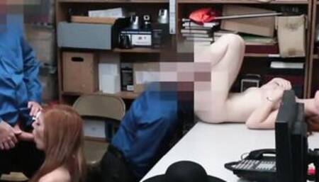 Ginger Stepmom and Her Step Daughter Gets Banged! for Shopliting - Lyftersex