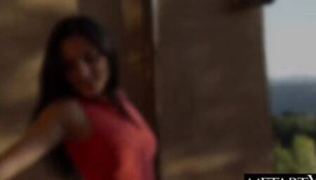 View this crazy sexy naughty model pleasuring her crazy hot nude body