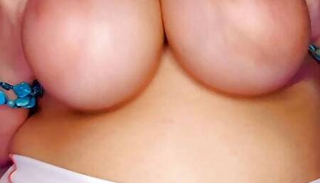 Latina Having Fun Saturday Night Jiggling Her Juicy Titties