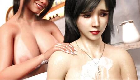 LISA #5 - Sharon Washes Lisa - Porn games, 3d Hentai, Adult games