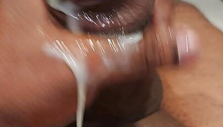 Cumshot before bed