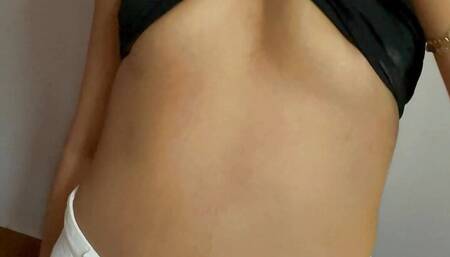 Adoration to my tits and then cum