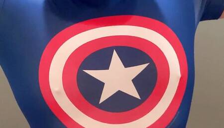 Captain America Under Armour spandex flex
