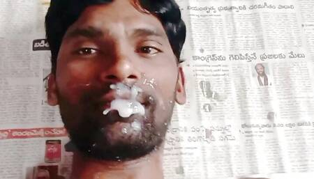 Rajeshplayboy993 cumming on the mouth