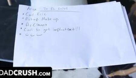 DadCrush - Step Daughter (Arya Fae) Giving Stepdad A 1 Of A Kind TLC