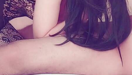 Round ass Indian loves riding my dick and blowjob