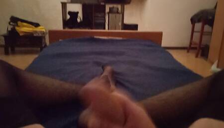 With my sock