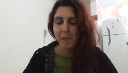 Redhead Hairy Milf Sex Cam With Delivery Guy