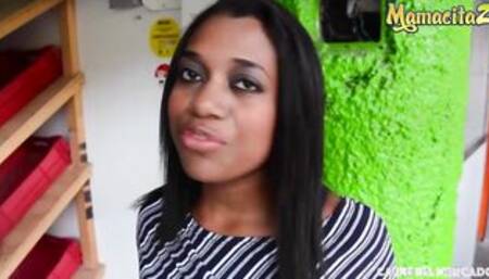 MAMACITAZ - #Luisa Chocolate - Sweet African Hispanic Has Her First Porn Experience And She