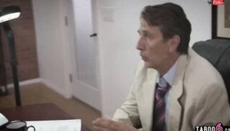 Barely Legal daughter plowed! by the boss of her father inside