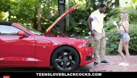 Teeny Tiny Blonde Chloe Temple Takes Gigantic Ebony Dick