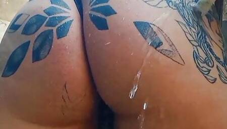 YOUR NEIGHBOR THE WHORE PLAYING WITH WATER, WILL YOU ACCOMPANY HER?