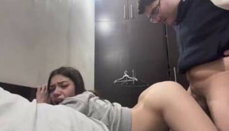 College Classmate Came to my Room to do Homework