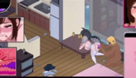 Hentai Game-NTR Legend V2.6.27 Part 6 Neighbor Wife Loves my Dick so she Suck in it Wedding Gown