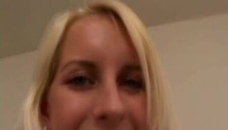 POV whore sucking hard dick